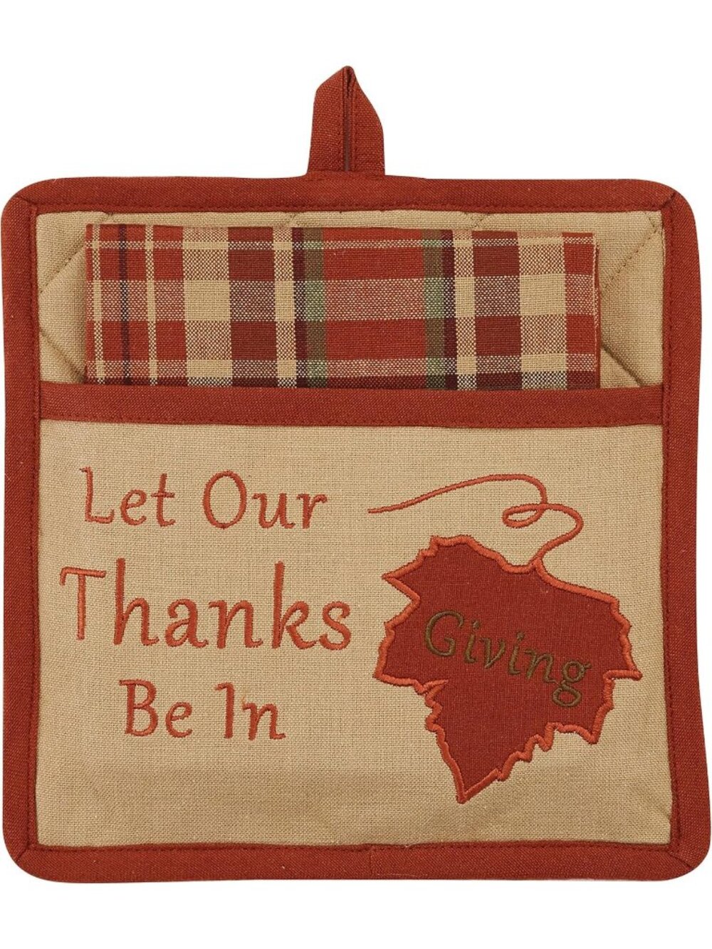 Park Designs Thanks in Giving Pocket Potholder Set